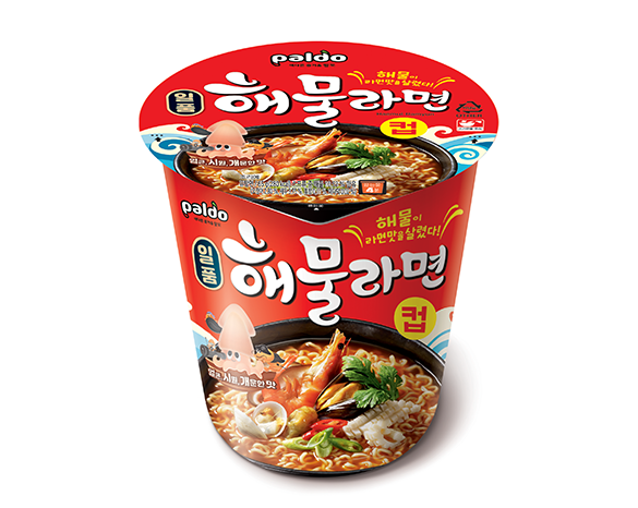 일품 해물라면컵